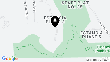 Map of 26976 N 98TH Way # 231, Scottsdale AZ, 85262