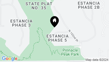 Map of 10134 E CAVEDALE Drive, Scottsdale AZ, 85262
