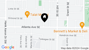 Map of 216 Avenue SE, Atlanta GA, 30315