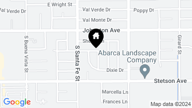Map of 1021 Marion Avenue, Hemet CA, 92543