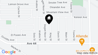 Map of 43595 King Street, Indio CA, 92201