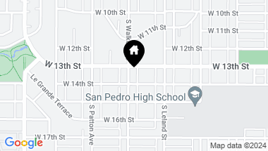 Map of 1322 S Walker Avenue, San Pedro CA, 90731