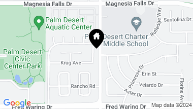 Map of 43460 Stony Hill Street, Palm Desert CA, 92260