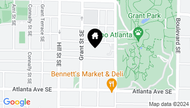 Map of 378 Grant Park Place SE, Atlanta GA, 30315