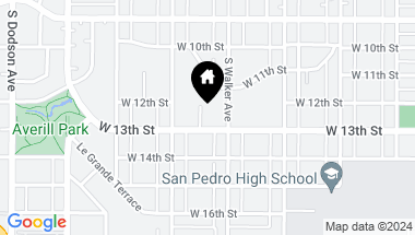 Map of 1222 Aldine Court, San Pedro CA, 90731
