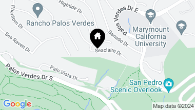 Map of 3338 Seaclaire Drive, Rancho Palos Verdes CA, 90275