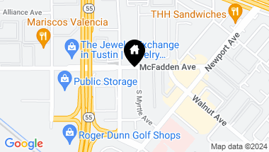 Map of 15825 S Myrtle Avenue, Tustin CA, 92780