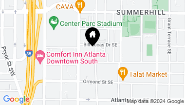 Map of 761 Fraser Street SE Unit 4, Atlanta GA, 30315