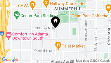 Map of 753 MARTIN Street SE, Atlanta GA, 30315