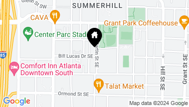 Map of 731 Martin Street SE, Atlanta GA, 30315