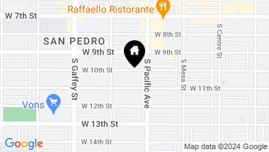 Map of 537 W 10 Street, San Pedro CA, 90731