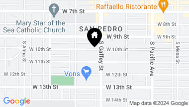 Map of 723 W 10th St, San Pedro CA, 90731