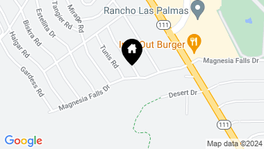 Map of 71812 Magnesia Falls Drive, Rancho Mirage CA, 92270