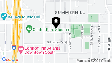 Map of 42 Bass Street SE, Atlanta GA, 30315