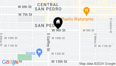 Map of 639 W 9th Street, San Pedro CA, 90731