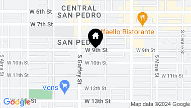 Map of 639 9th Street, San Pedro CA, 90731
