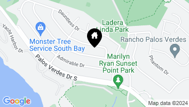 Map of 4005 Exultant Drive, Rancho Palos Verdes CA, 90275