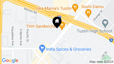 Map of 14112 S C Street, Tustin CA, 92780