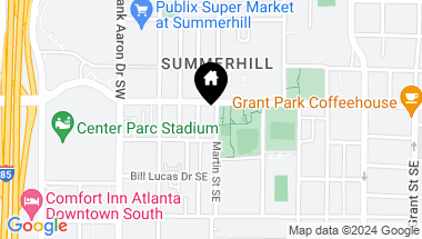 Map of 673 Martin Street SE, Atlanta GA, 30315