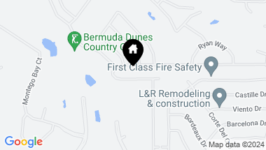 Map of 79520 Mandeville Road, Bermuda Dunes CA, 92203