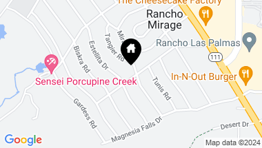Map of 71621 Mirage Road, Rancho Mirage CA, 92270