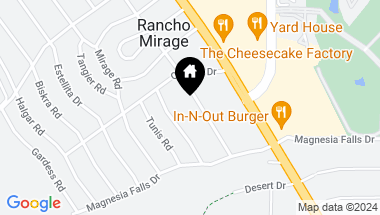 Map of 71817 Sahara Road, Rancho Mirage CA, 92270