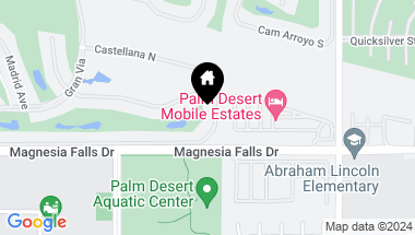Map of 295 Castellana E, Palm Desert CA, 92260