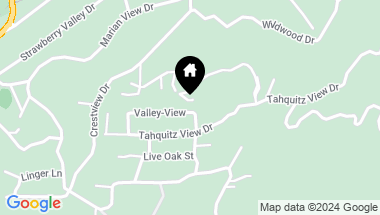Map of 54440 Valley View Drive, Idyllwild CA, 92549