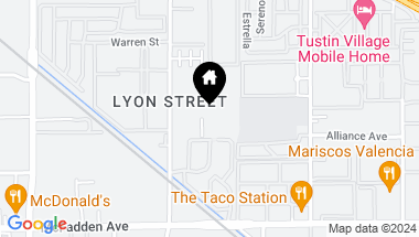 Map of 801 S Lyon Street a229, Santa Ana CA, 92705