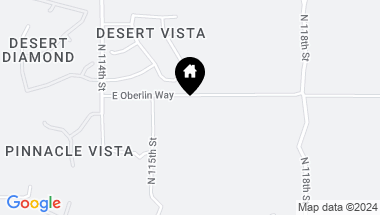 Map of 11565 E Oberlin Way, Scottsdale AZ, 85262