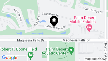 Map of 253 Calle Del Verano, Palm Desert CA, 92260