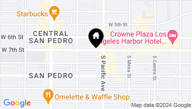 Map of 525 W 7th Street, San Pedro CA, 90731