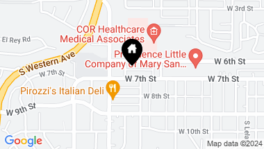 Map of 1420 W 7 Street, San Pedro CA, 90732