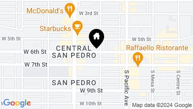 Map of 601 W 6th Street, San Pedro CA, 90731