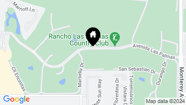 Map of 93 Avenida Las Palmas, Rancho Mirage CA, 92270