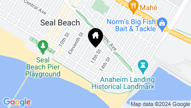 Map of 133 13th Street, Seal Beach CA, 90740