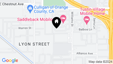 Map of 51 Rancho Road, Tustin CA, 92780