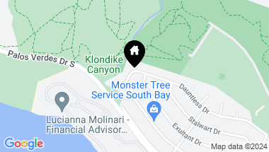 Map of 4380 Dauntless Drive, Rancho Palos Verdes CA, 90275