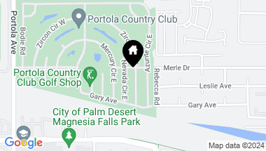 Map of 74609 Zircon Circle E, Palm Desert CA, 92260