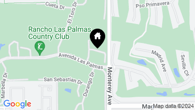 Map of 28 Palomas Drive, Rancho Mirage CA, 92270