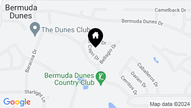 Map of 42606 Capri Drive, Bermuda Dunes CA, 92203