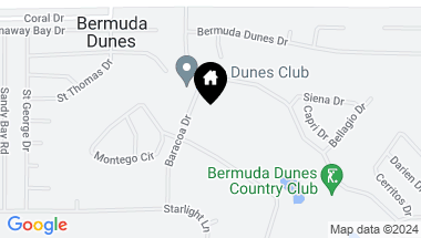 Map of 42320 Baracoa Drive 18, Bermuda Dunes CA, 92203