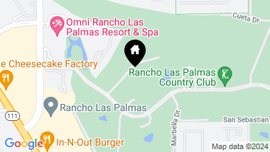Map of 63 Barcelona Drive, Rancho Mirage CA, 92270