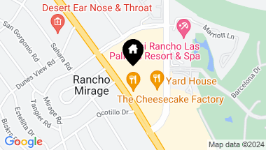 Map of 71800 Highway 111 A125, Rancho Mirage CA, 92270