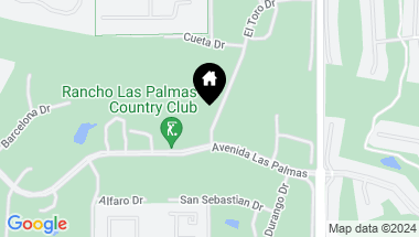 Map of 18 El Toro Drive, Rancho Mirage CA, 92270