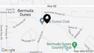 Map of 42320 Baracoa Drive 24, Bermuda Dunes CA, 92203