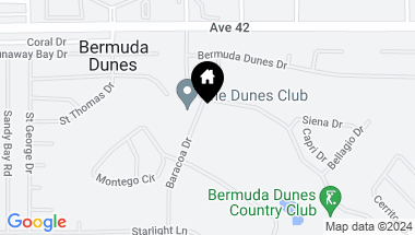 Map of 42320 Baracoa Drive 4, Bermuda Dunes CA, 92203