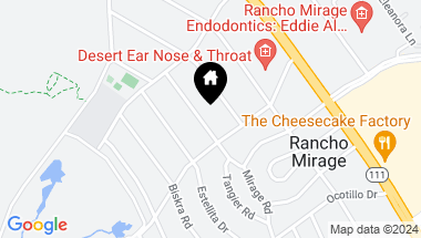 Map of 71468 Mirage Road, Rancho Mirage CA, 92270