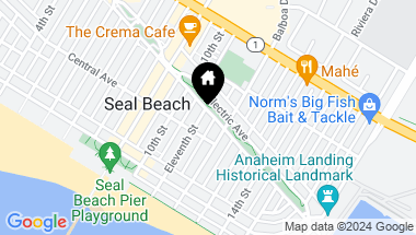 Map of 218 11th Street, Seal Beach CA, 90740