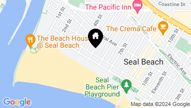 Map of 114 5th Street, Seal Beach CA, 90740